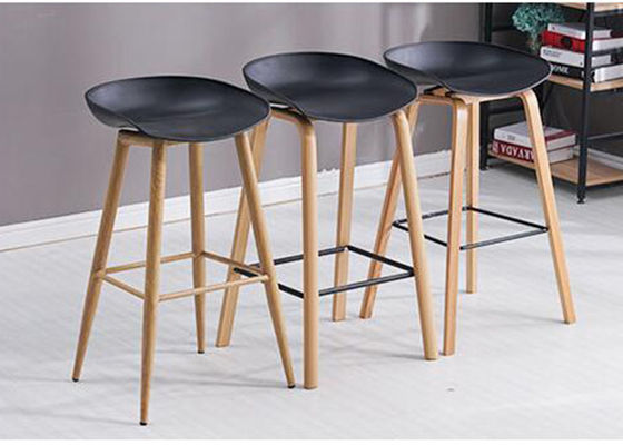 Kursi Bar Beech Ergonomis, Kursi Meja Kayu Modern, Sandaran Rendah