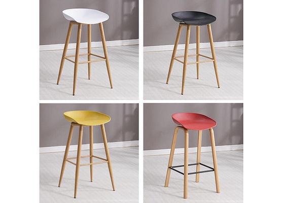 Kursi Counter Kayu Solid Warna Opsional, Kursi Bar Restoran Beech